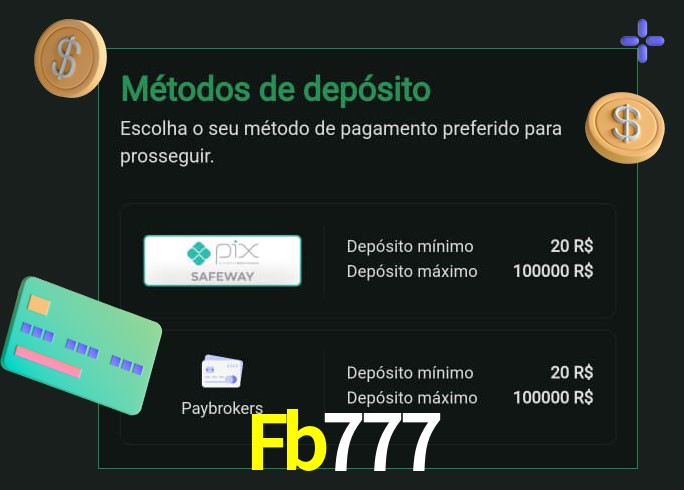 O cassino Fb777 oferece uma grande variedade de métodos de pagamento